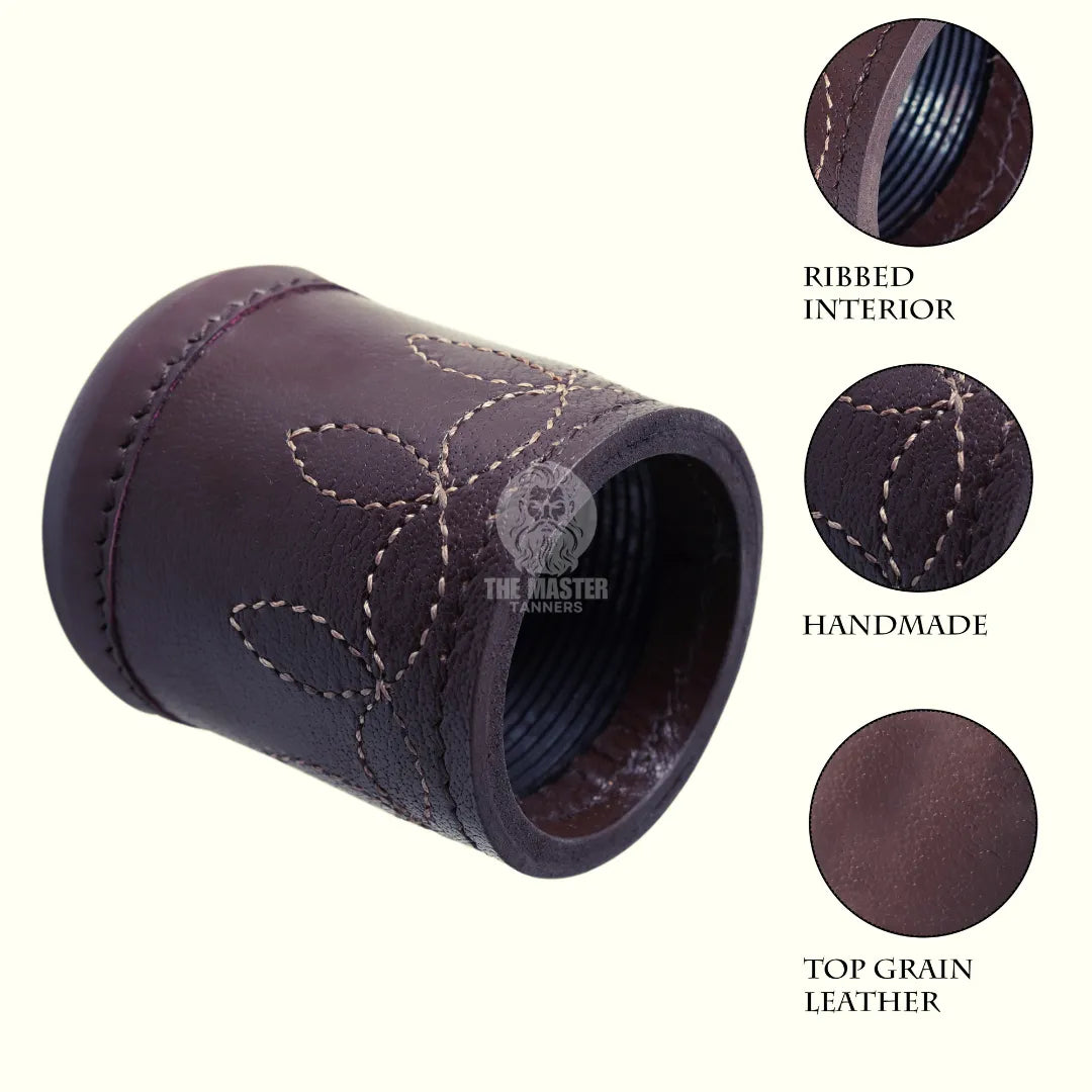 Leather Dice Cups, Black Dice Cup, Leather Dice Cup, Dice Shaker, Leather Dice Shaker