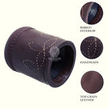 Leather Dice Cups, Black Dice Cup, Leather Dice Cup, Dice Shaker, Leather Dice Shaker