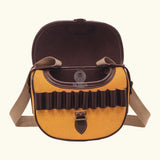 Canvas Leather Bag, Canvas Cartridge Bag, Canvas Leather Cartridge Bag, Shotgun Cartridge Bag, cartridge bag, leather hunting bag