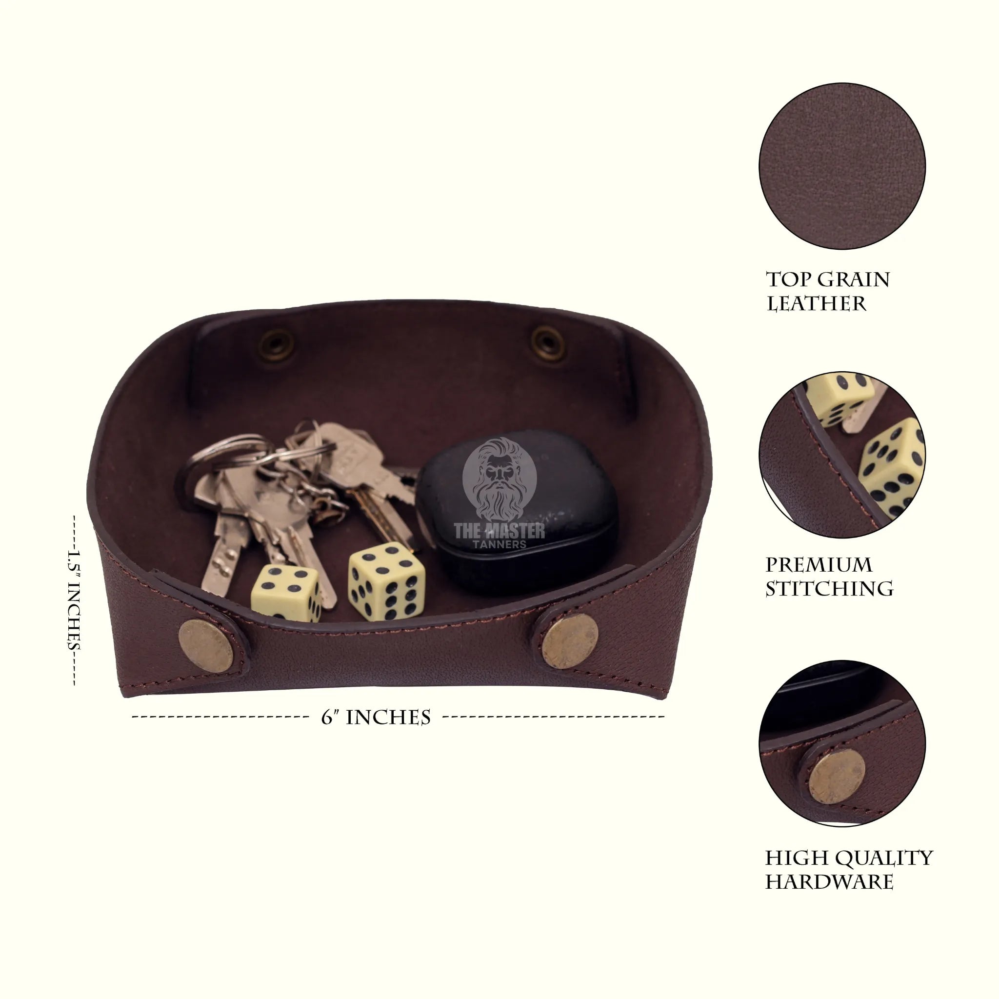 leather valet tray, valet tray for daily essentials, valet tray, leather tray