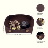 leather valet tray, valet tray for daily essentials, valet tray, leather tray