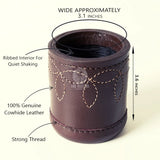 Leather Dice Cups, Black Dice Cup, Leather Dice Cup, Dice Shaker, Leather Dice Shaker