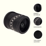 Leather Dice Cups, Black Dice Cup, Leather Dice Cup, Dice Shaker, Leather Dice Shaker