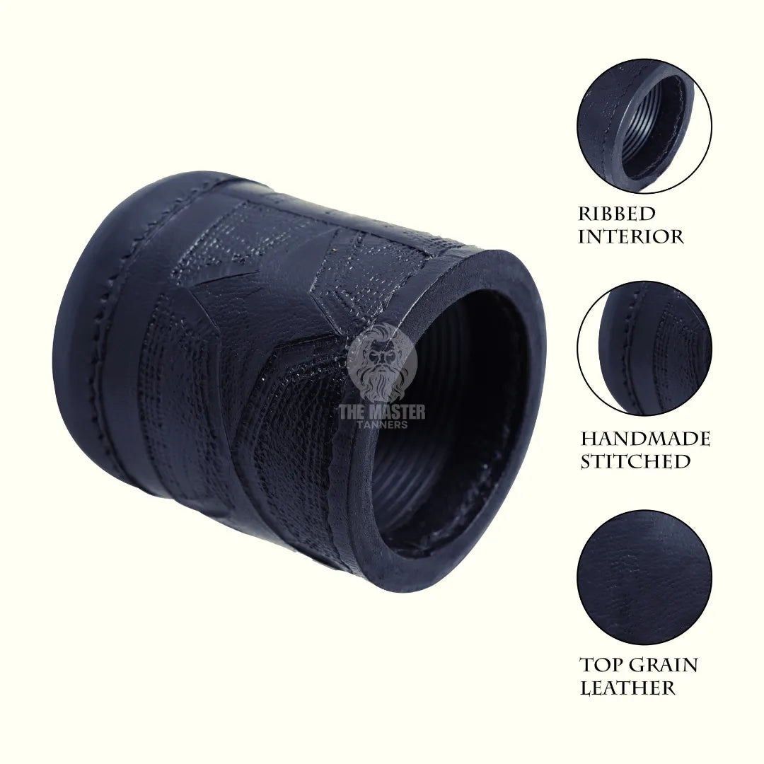 Dice Shaker, Leather Dice Shaker, Leather Dice Cups, Black Dice Cup, Leather Dice Cup, Leather Dice Cup Shaker