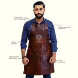Leather Aprons, Leather Woodworking Apron, Leather Butcher Apron, Leather Chef Apron, Leather Blacksmith Apron, Leather Barber Apron, Leather BBQ Apron, Leather Carpenters Apron, Leather Welding Apron, Stylish Leather Apron