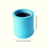 Leather Dice Cups, Blue Dice Cup, Leather Dice Cup, Dice Shaker