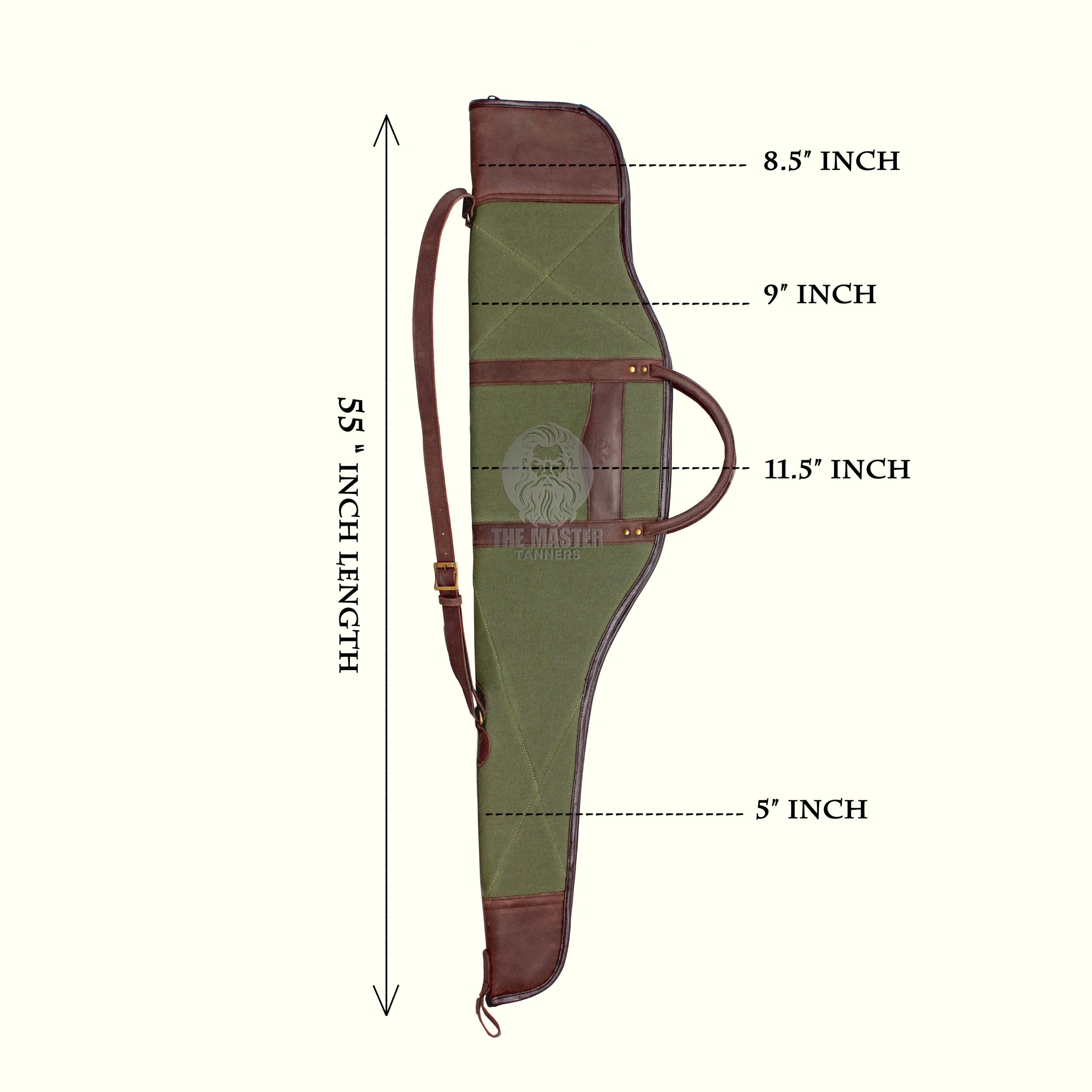 canvas leather rifle case, canvas rifle case, leather guncase, leather rifle case , rifle case