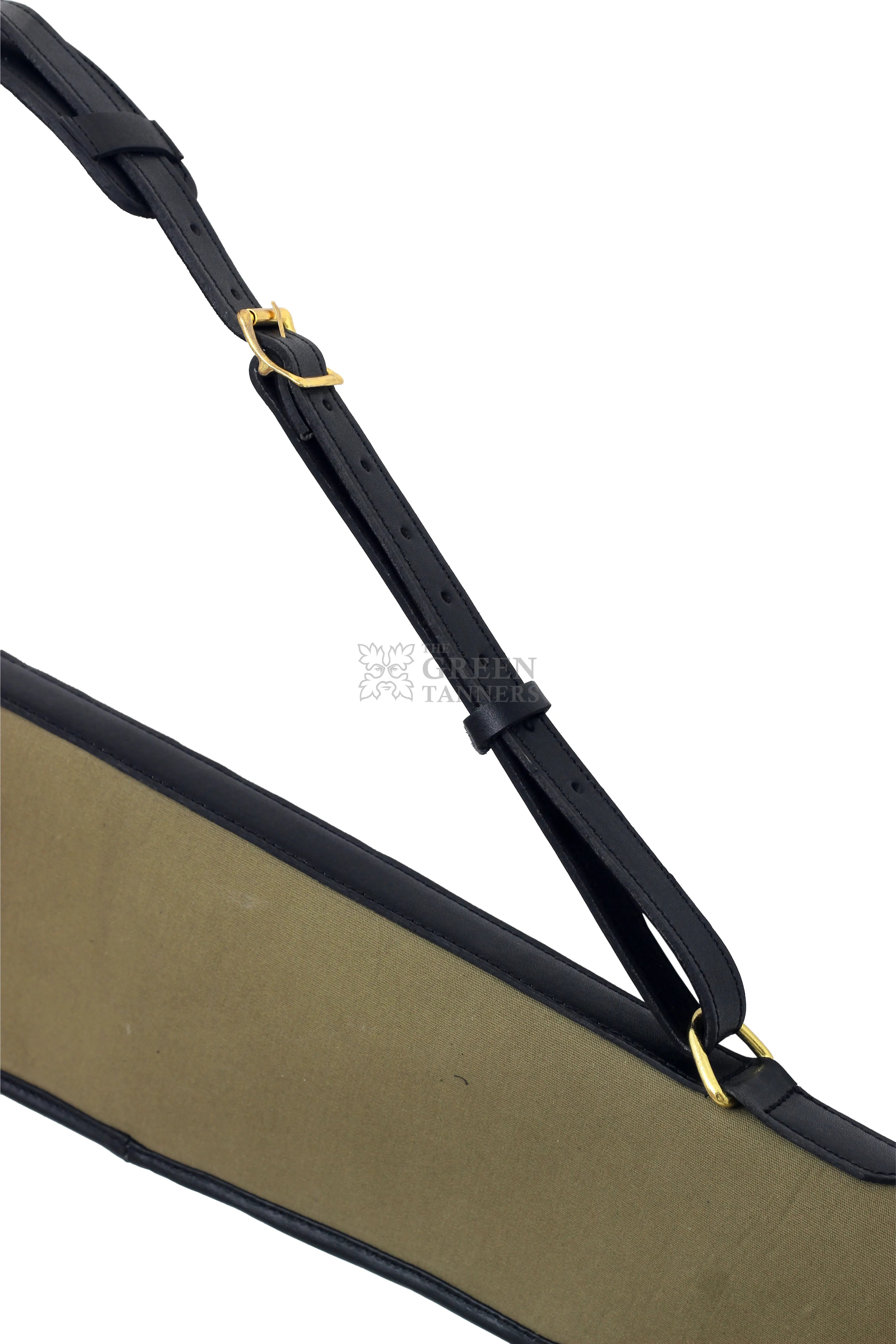 Canvas Leather Slip Case, Shotgun Slip Case, Canvas Slip Cover, Gun Case  