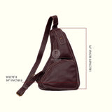 Leather Sling Bag, Sling Bag for men, Mens Leather sling bag, leather crossbody bag