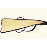 Green and Brown Waxed Canvas Leather Shotgun Case, Canvas Leather Gun Slip Case, Canvas Leather Shotgun Case