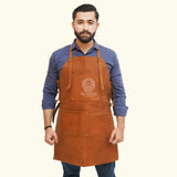Leather Apron, Leather Chef Apron, Leather BBQ Apron, Leather Butcher Apron, Leather Barber Apron, Leather Welding Apron, Leather Blacksmith Apron, Leather Woodworking Apron, Leather Carpenter Apron 