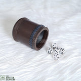 Leather Dice Cups, Brown Dice Cup, Leather Dice Cup, Dice Shaker, Leather Dice Shaker, Leather Antique Dice Cup