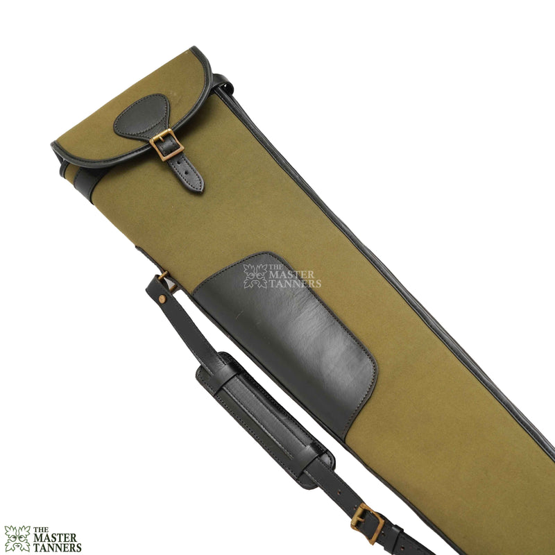 Gun Slip case, Rifle Case, Shotgun Case, Gun Cover, Canvas Leather Slip Case, leather shotgun case, leather rifle case, Slip Case