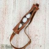 leather pencil golf bag, golf ball bag, golf ball pouch, vintage golf bag, leather golf ball pouch