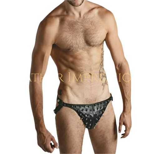 leather jockstrap, leather bondage jockstrap, bdsm jockstrap, leather Bondage underwear, Gay Leather Jockstrap, Gay Jockstrap, Gay Jockstrap Fetish