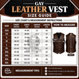Authentic Leather Gay Vest