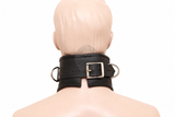 Full-Grain Leather Bondage Posture Collar, view 4