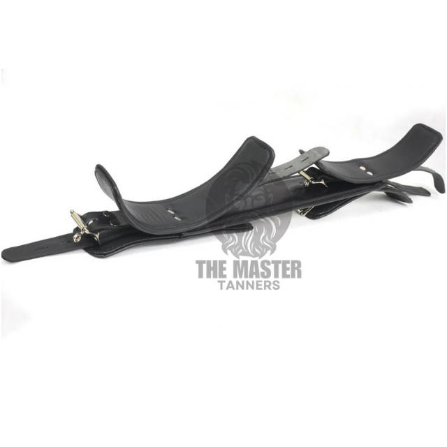 leather suspension cuffs, suspension cuffs, leather wrist cuffs, bondage suspension cuffs, bdsm suspension cuffs, Leather Arm Binder , bdsm restraints