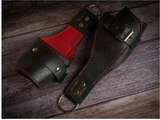 leather suspension cuffs, fur lined leather suspension cuff kit with bondage ring, high quality heavy leather padded wrist suspension cuffs, leather ankle suspension cuff, leather bondage suspension cuffs, suspension cuffs, bondage suspension cuffs, bdsm suspension cuffs, bdsm leather suspension cuffs