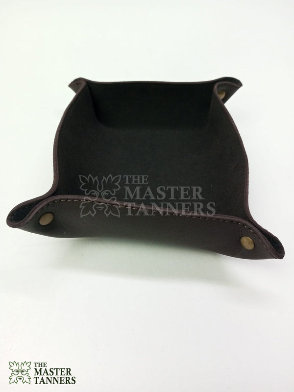 leather valet tray, black valet tray