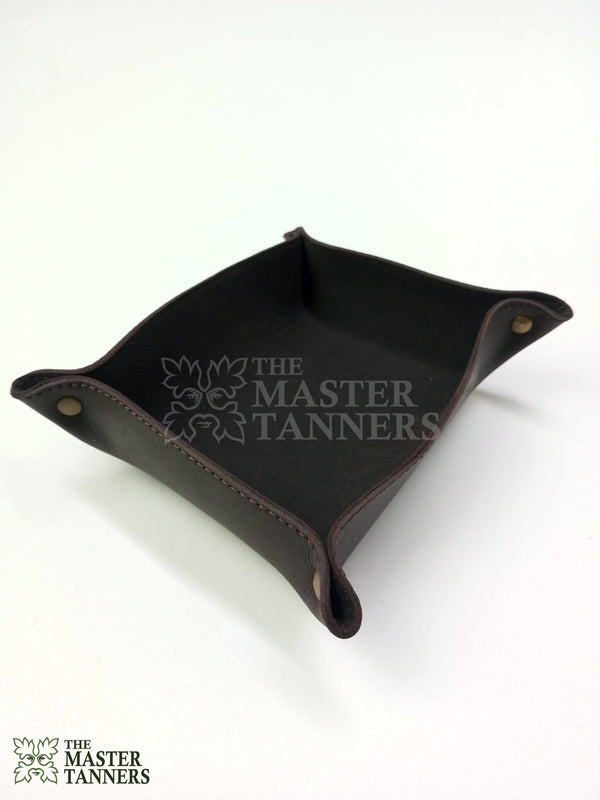 leather valet tray, black valet tray