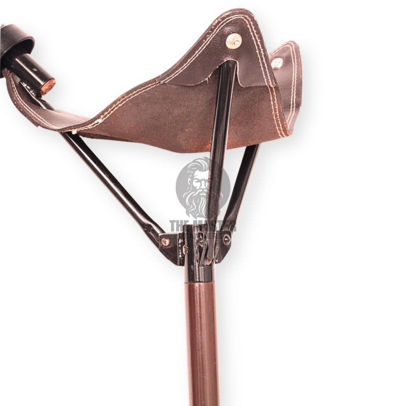 leather camping stool, foldable shooting stick, Camping Stool