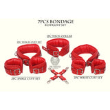 Leather Ankle and wrist cuffs,  BDSM Ankle and wrist cuffs