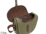 Leather Cartridge Bag, Canvas Cartridge Bag, Shooting Shells Bag, Shotgun Cartridge Bag, cartridge bag, Leather Canvas Bag