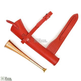 Fox Hunting Horn, Fox Hunting Horn with Leather Case, 1 band horn, 3 band horn, 4 band horn, Fox Hunting Horn 