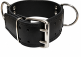 leather bondage collar, bdsm collar, slave collar, bondage collar, padded collar, restraint collar, leather bdsm collar
