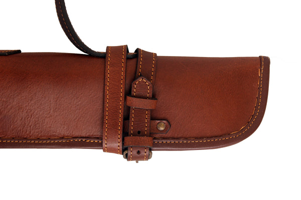 custom leather rifle scabbard, leather scabbard for lever action rifles, leather scabbard for rifle, antique leather rifle scabbard, leather lever action rifle scabbard, vintage leather rifle scabbard, fleece-lined leather rifle scabbard, hunter leather rifle scabbard, leather rifle back scabbard, soft leather rifle scabbard.