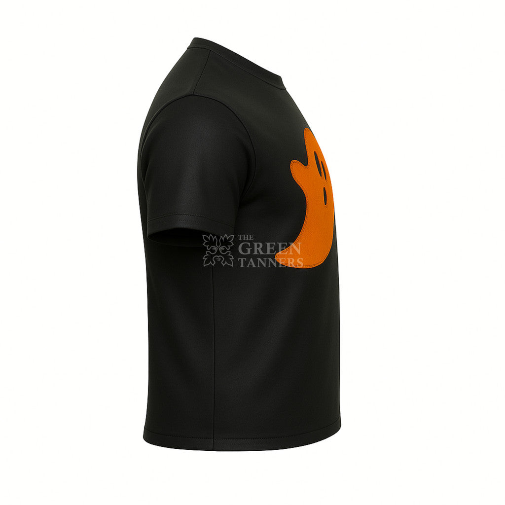 Halloween Premium Leather T Shirts For Men