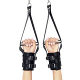 Leather Suspension Bondage Wrist Cuffs