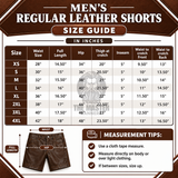Genuine Leather Kinky Shorts | Fetish Leather Biker Shorts