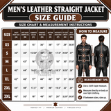 Kinky Leather Straitjacket BDSM