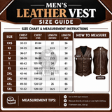 Heavy Duty Leather BDSM Vest With Chains