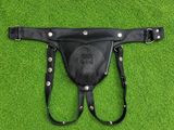leather jockstrap, leather bondage jockstrap, bdsm jockstrap, leather Bondage underwear, Gay Leather Jockstrap, Gay Jockstrap, Gay Jockstrap Fetish