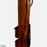 Classic Brown Leather Golf Bag