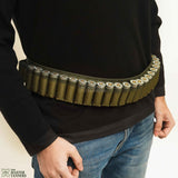 canvas cartridge belt, shooting shell holder, olive cartridge belt, canvas shooting shell holder, shotgun cartridge belt, Shotgun Shell Holder