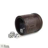 Leather Dice Cups, Brown Dice Cup, Leather Dice Cup, Dice Shaker, Leather Dice Shaker