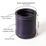 Leather Dice Cups, Purple Dice Cup, Leather Dice Cup, Dice Shaker, Leather Dice Shaker