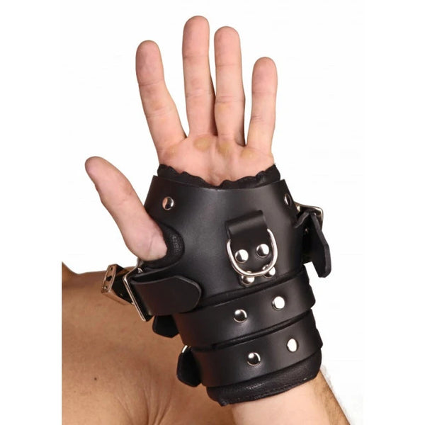 Premium Leather Wrist Suspension Cuffs, eather suspension cuffs, fur lined leather suspension cuff kit with bondage ring, high quality heavy leather padded wrist suspension cuffs, leather ankle suspension cuff, leather bondage suspension cuffs, suspension cuffs, bondage suspension cuffs, bdsm suspension cuffs, bdsm leather suspension cuffs
