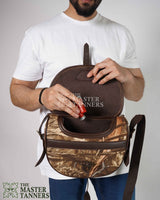 Leather Cartridge Bag, Leather Bag, Shooting Shells Bag, Shotgun Cartridge Bag, cartridge bag, Leather Shotgun Cartridge Bag