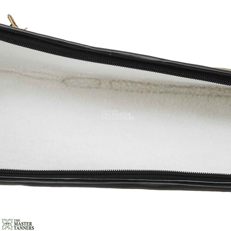 Canvas Leather Slip Case, Shotgun Slip Case, Canvas Slip Cover, Gun Case  