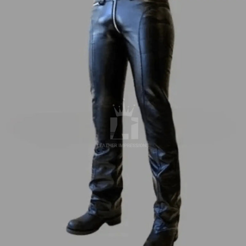 leather pants, leather BDSM Pants, Leather Bondage Pants, Gay Leather Pants, Leather pants mens