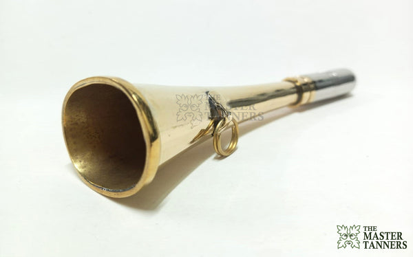 fox hunting horn, fox hunting horn for sale, copper horn with solid brass