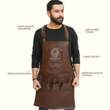 Leather work apron with pockets, Leather Aprons, Leather Woodworking Apron, Leather Butcher Apron, Leather Chef Apron, Leather Blacksmith Apron, Leather Barber Apron, Leather BBQ Apron, Leather Carpenters Apron, Leather Welding Apron