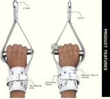  Wrist Suspension Cuffs, Suspension Cuffs, Leather Suspension Cuffs,  Cuffs, Leather Wrist Suspension Cuffs, Wrist Cuffs, Suspension Cuffs