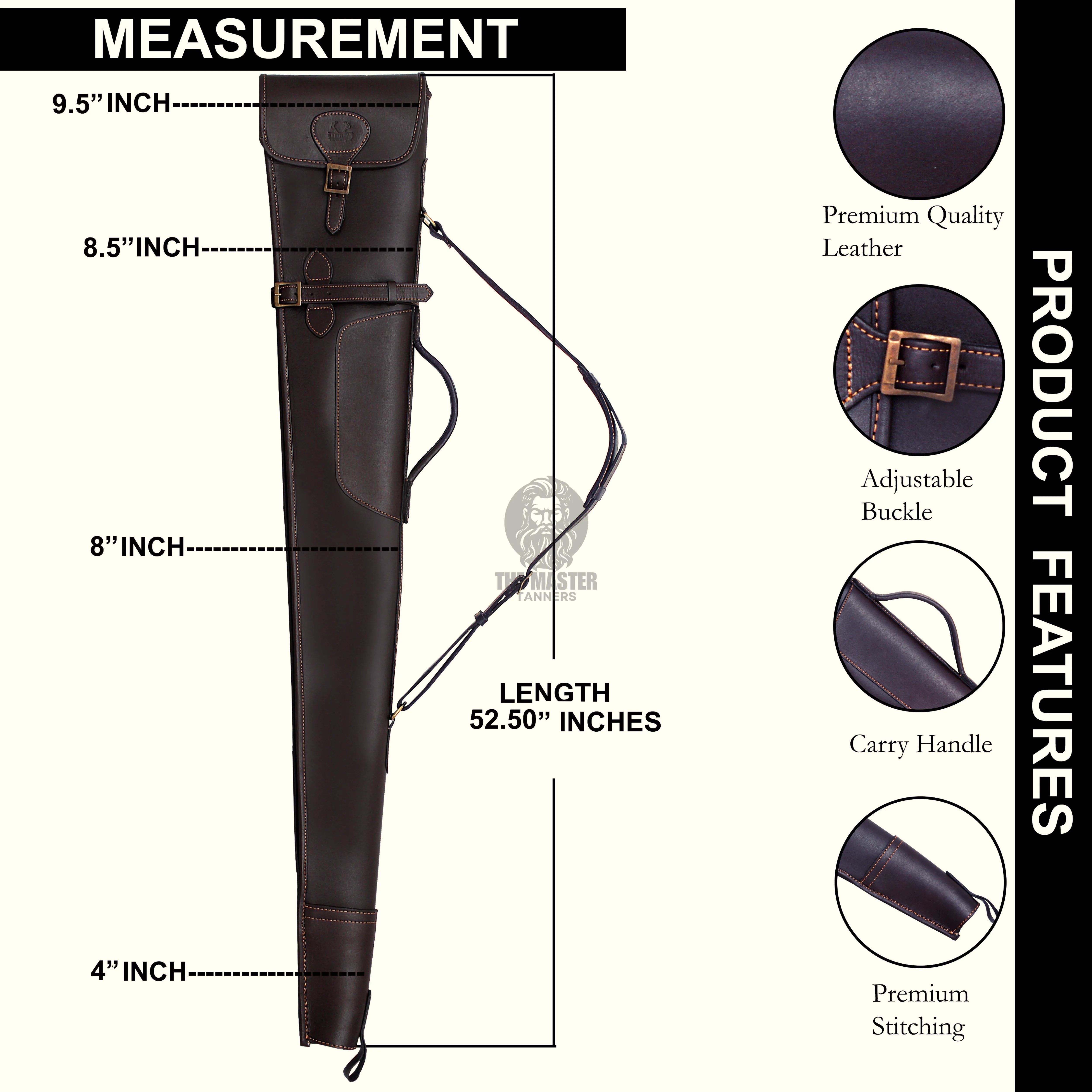 Leather Shotgun Case, Gun Slip Case, Leather Shotgun Slip Case