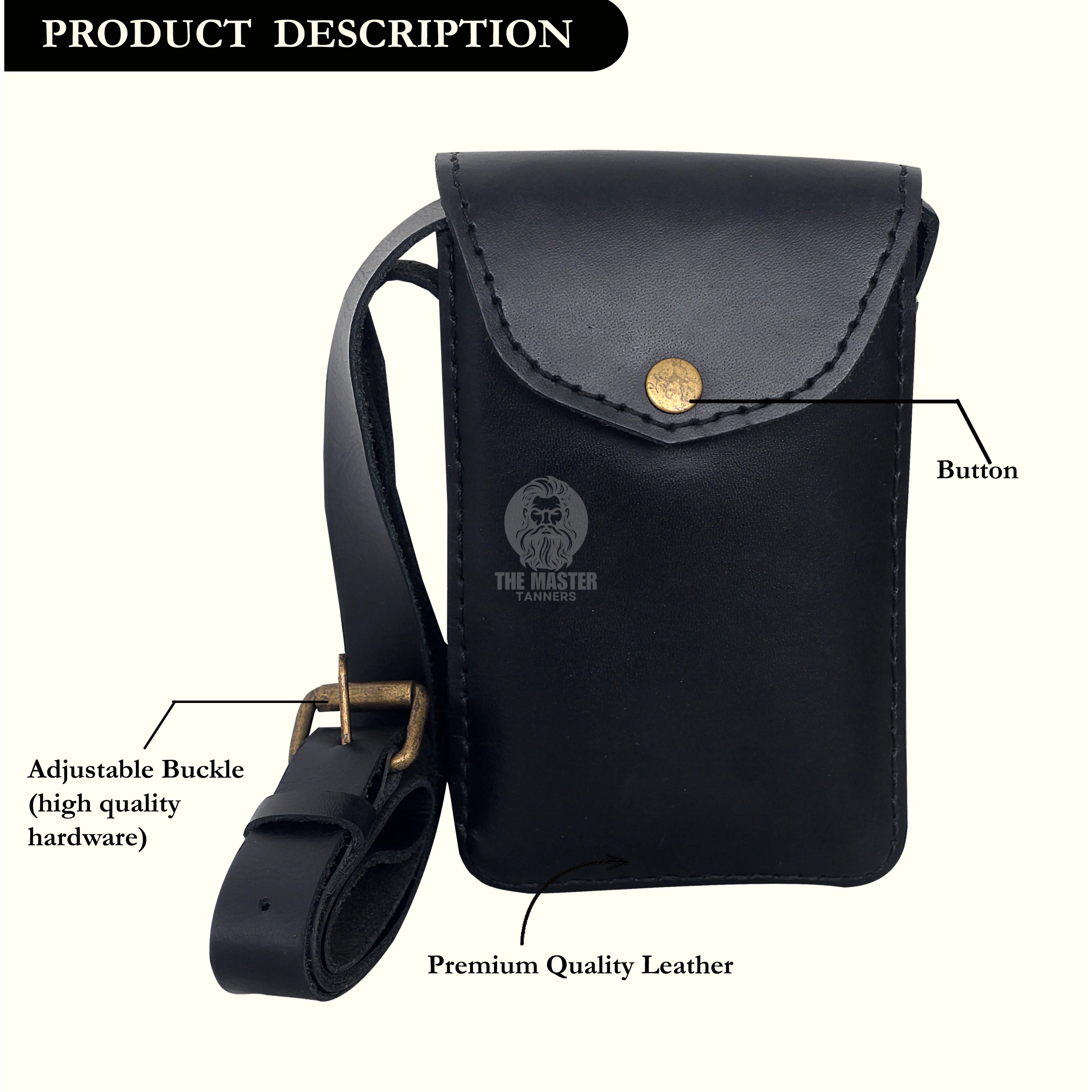 Leather Holster Bag, Phone Holster Bag, Shoulder HolstAer Bag, phone holster shoulder, Leather Phone Holster